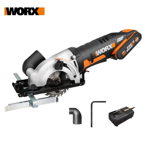 Worx 20V Electric Saw WX527 Cordless Circular Saw 85mm Multi-function Mini Saw Handhled Compact Powerful Rechargeable Power Tool ► Photo 1/6
