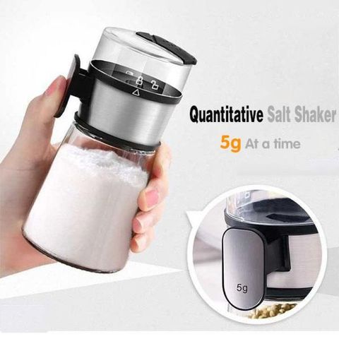 Push-type Salt Dispenser Spice Shaker salt shaker salt and pepper spice jar spice container Kitchen supplies ► Photo 1/6