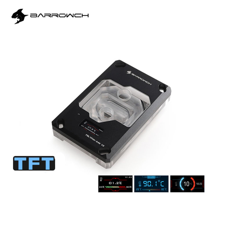 BARROWCH  CPU Cooler For AMD RYZEN AM4/AM3+/FM2+ Water Cooling Block LED Digital Display ,Seller highly recommend FBLTFHA-04N V2 ► Photo 1/3