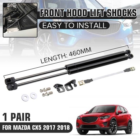 Car Engine Cover Supports Struts Rod Front Bonnet Hood Lift  Hydraulic Rod Strut Spring Shock Bar for Mazda CX5 CX-5 2017 2022 ► Photo 1/6