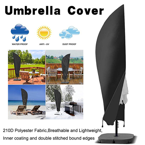 200-280cm Outdoor Patio Umbrella Waterproof Protective Cover with Zipper for Garden Cantilever Parasol Umbrellas Case ► Photo 1/6