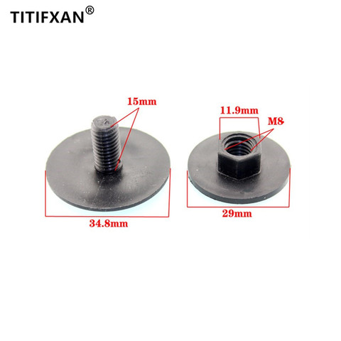 Truck Tractor Carpet Ottomans Engineering Vehicle Fixed Screws Nuts Large Cap Deduction Rivet Card Plastic Fasteners Rug Clips ► Photo 1/4