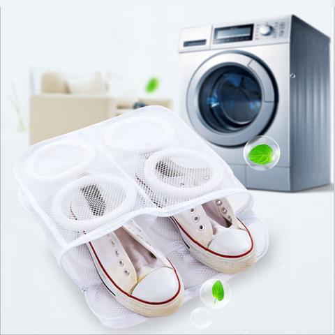 Hanging Dry Shoe Washing Bag Cloth Laundry Mesh Net Sneaker Storage Polyester Shoe Washing Bag ► Photo 1/6