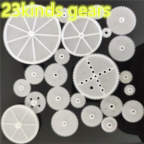 23kinds M0.5 Plastic Single Layer Gears ABS Motor Shaft Teeth Gear DIY Toys Robot Helicopter Parts Free Shipping Dropshipping ► Photo 1/3