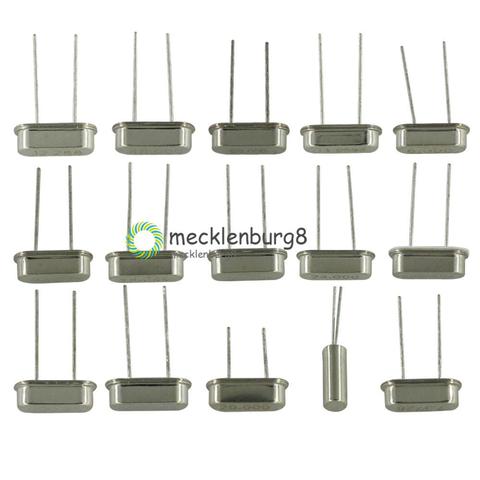 15PCS Values Crystal Oscillator Assortment 4-48MHZ Kit Set DIP DIY ► Photo 1/4