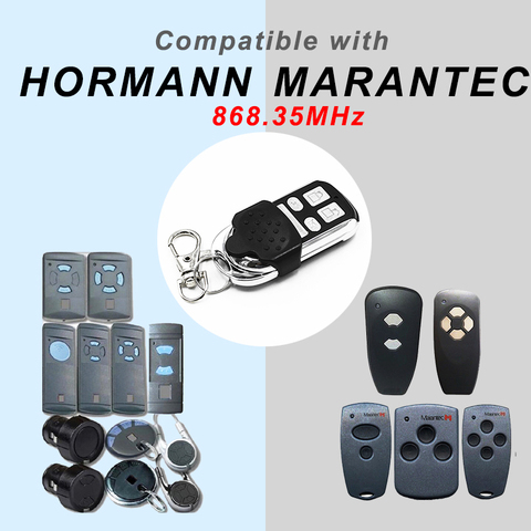 HORMANN HSE2 HSM4 868 Marantec Digital 382 garage door remote controller Compatible MARANTEC 131 D302 D304 D313 D323 D321 868mhz ► Photo 1/5