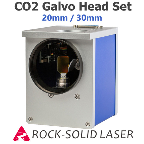 CO2 Galvo Scan Head 20mm 30mm Aperture Galvanometer Scanner CO2 Laser Marking Machine Parts JD2808 with Power Supply Set ► Photo 1/1