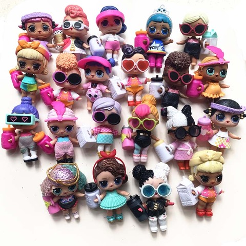 5pcs Random Original Lol Surprise Dolls +Clothes+Shoes for Kids Diy 8cm Cute L.o.l. Surprise Collection Model Toys for Children ► Photo 1/6