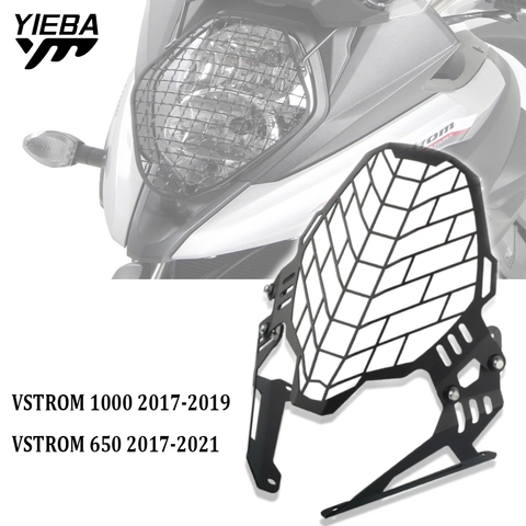 Aluminum Motorcycle Headlight Guard Grill Protector FOR SUZUKI V-STORM 1000 DL1000 2017 2022 VSTROM V STROM 1000 DL 1000 ► Photo 1/6