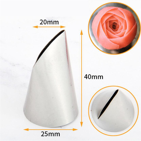 1PC #126K Rose Petal Cream Piping Nozzle Icing Cream Nozzle Cake & Cupcake Decorating Tools Bakeware Icing Tips ► Photo 1/1