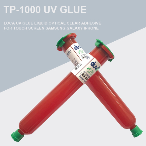 New EST TP-1000 LOCA UV glue liquid optical clear adhesive tp 1000 uv glue tp1000 for touch screen samsung galaxy iPhone ► Photo 1/5