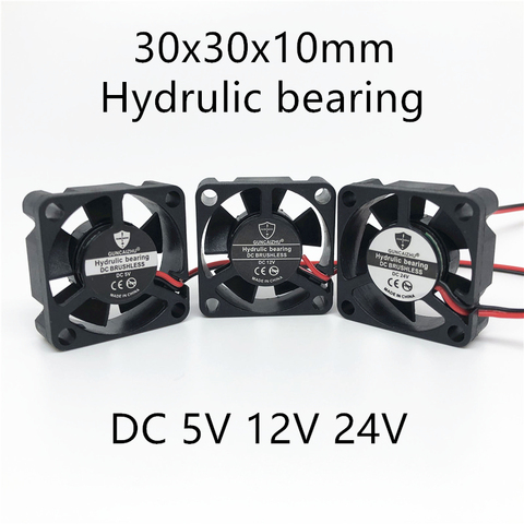 NEW 3d printer mute fan 3010 30MM 30*30*10MM 3cm Graphics card fan Cooling fan  24V 0.05A  with 2pin ► Photo 1/6