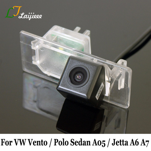 For Volkswagen Vento VW Polo Sedan A05 Jetta A6 A7 2011~Present Car Reverse Camera / HD Wide Angle Auto Rear View Parking Camera ► Photo 1/6