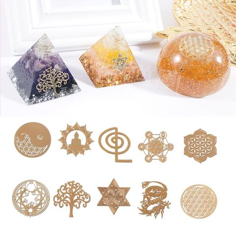 Energy Tower Pattern Paste Copper Stickers For DIY Making Mould Craft Tool DIY Pendant Accessories Jewelry Making Tool ► Photo 1/6