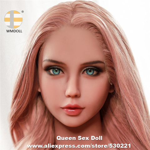 WMDOLL Top Quality Realistic Silicone Love Doll Head Oral Sexy Toy Sex Tools For Men TPE Sex Dolls Heads ► Photo 1/6