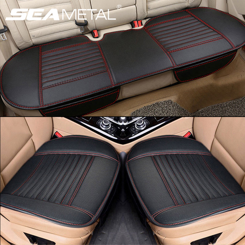 Four Seasons Car Seat Cover PU Leather Cars Seat Cushion Automobiles Seat Protector Universal Car Chair Pad Mat Auto Accessories ► Photo 1/6