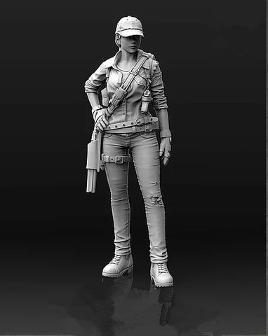 1/35 Resin Figures Model kits  Unassambled Unpainted 677 ► Photo 1/2