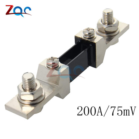 External Shunt FL-2 200A 100A 50A 30A 20A 10A / 75mV Current Meter Shunt Resistor for Ammeter Voltmeter Wattmeter Multi-meter ► Photo 1/6