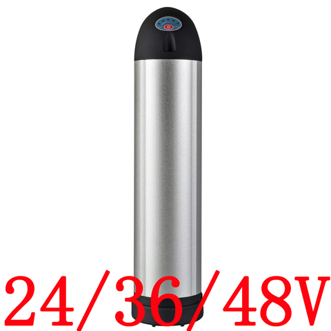 Free Shipping 24V 36V 48V electric bicycle battery case 24V 36V 48V Water bottle electric bike battery Aluminum housing +support ► Photo 1/4