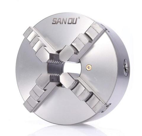 Four jaw lathe chuck 130mm K12-130 SANOU brangd manual type self-centering chuck ► Photo 1/4