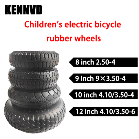 Children electric car rubber tires,Children electric vehicle pneumatic wheels,Karting inflatable tires Baby cars wheels for toy ► Photo 1/6