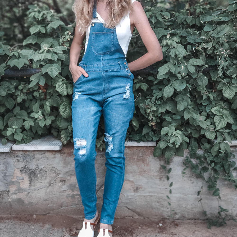 dienen Vervelen lanthaan Price history & Review on RU Sale fashion Women Ladies Baggy Denim Jeans Bib  Full Length Pinafore Dungaree Overall Solid Loose Causal Jumpsuit Pants D30  | AliExpress Seller - DONGPAI Official Store 
