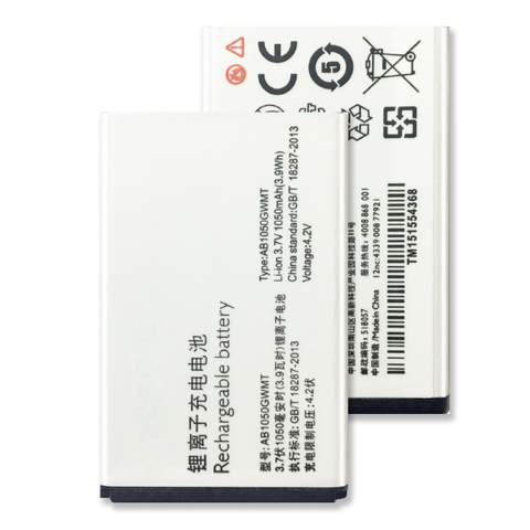 For PHILIPS Xenium X116 X125 X126 X128 1050mAh  Battery AB1050GWMT Cell Phone Replacement Battery ► Photo 1/6