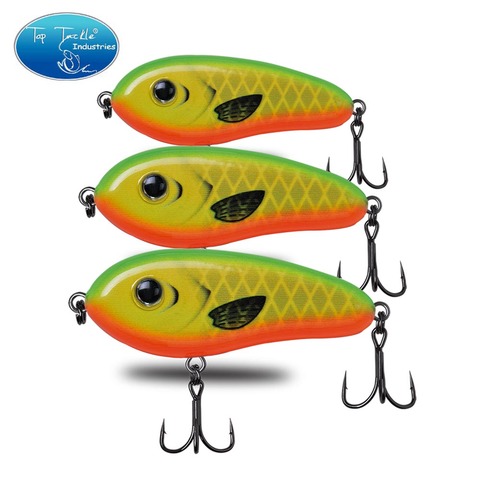 CF Lure 115mm 60g/95mm 40g/80mm 28g Slow Sinking Artificial Jerk Bait Pike fishing lure 8Color ► Photo 1/6