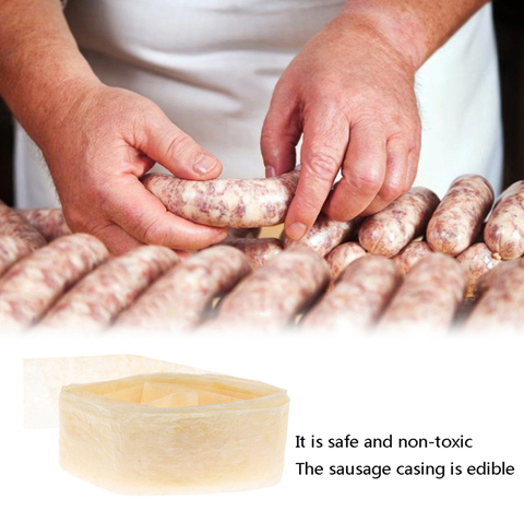 Edible Sausage Casing Packaging Pork Intestine Sausage Tube Casing Sausage Tool ► Photo 1/6
