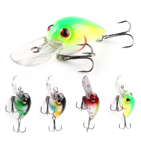 1pcs 7.3cm 10.1g Floating Bass Fishing Lure Rattle Sound Wobbler Artificial Hard Bait Crankbaits ► Photo 1/6