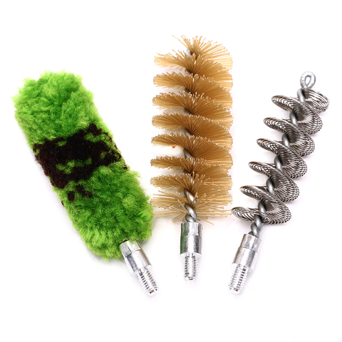 3Pcs/set Professional Gun Cleaning Kit Tube Brush Head Clean Brush Tool Set For 12GA Gun Brush Tool Hunting Accessories ► Photo 1/6