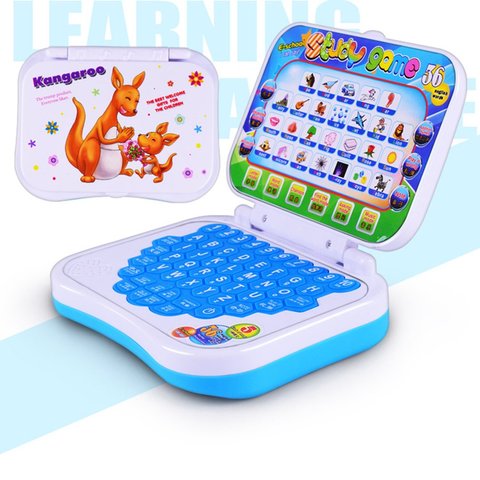 Early Educational Learning Kids Laptop Toys Machine Multi-function Alphabet Music Toy Puzzles Phonetic Language Sound Laptop Toy ► Photo 1/6