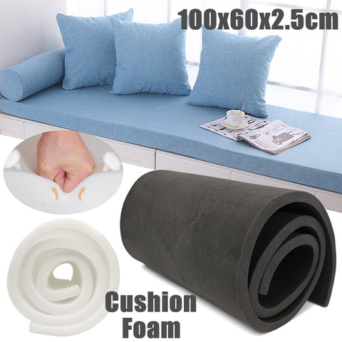 Cushion Foam Rubber Replacement Polyurethane Upholstery White Firm Seat Pad