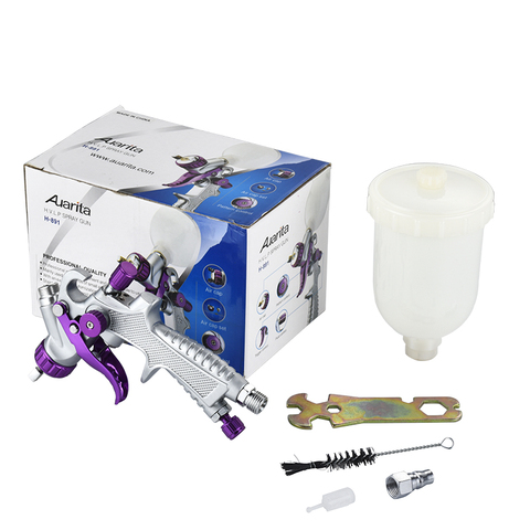 MINI Spray Gun Auarita H-891 0.8mm HVLP high quality car painting gun mini H891 Spray tool ► Photo 1/6