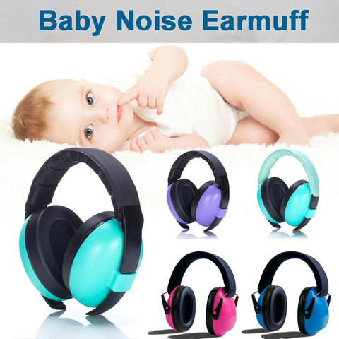 Baby Noise Earmuffs For Children Sleep Ear Defenders Noise Proof Soundproof Ears Kids Anti-Noise Hearing Protection Ear Defender ► Photo 1/6