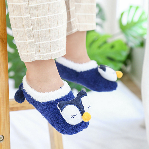 1 Pair Fashion Baby Rubber Soles 3D Animals Infant Newborn Autumn Winter Children Floor Socks Shoes Anti Slip Soft Sole Sock ► Photo 1/6