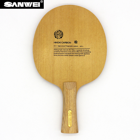 SANWEI HC1S Hinoki ALC Carbon Table Tennis Blade/ ping pong blade/ table tennis bat ► Photo 1/4
