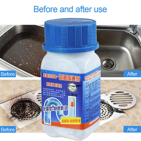 (Type) Powerful Sink Drain Cleaner Pipe Dredging Agent for Kitchen Sewer Brush Toilet Cleaning Tools