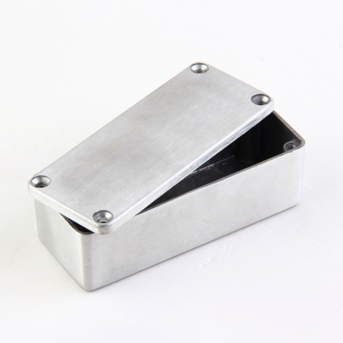 1Pcs Aluminum Stomp Box Effects 1590A Style Pedal Enclosure FOR Guitar sell Good Quality ► Photo 1/5