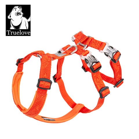 TRUELOVE  Pet Harness Double-H Nylon Personalized Dog Harness NO PULL Reflective Breathable Adjustable YH1803 ► Photo 1/6