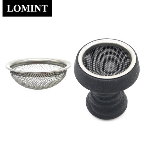 LOMINT Silver stainless steel Hookah Metal Screen for UPG radc form Shisha bowl Hookahs Chicha Narguile DIY Plant Accessories ► Photo 1/6