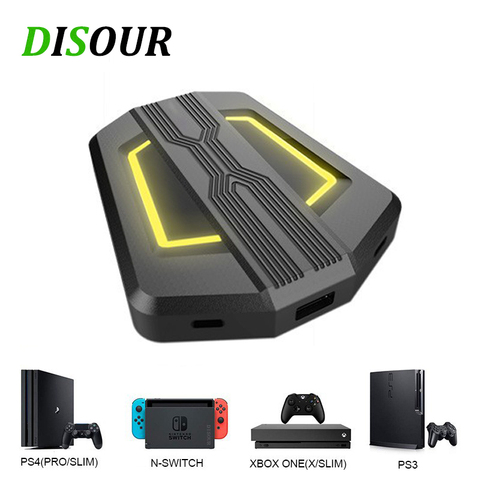For Nintendo Switch Game Console Keyboard Mouse PC Converter For Lite/PS4/XBox One/PS3/XBox 360 Game Controller Adapter Set ► Photo 1/6
