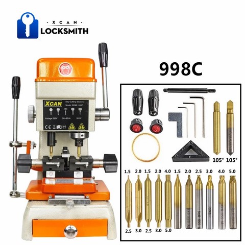 XCAN Universal Key Cutting Machine 998C 110/220V Key Cutting Machine for Marking Duplicating Car House Keys Locksmith Tool ► Photo 1/6