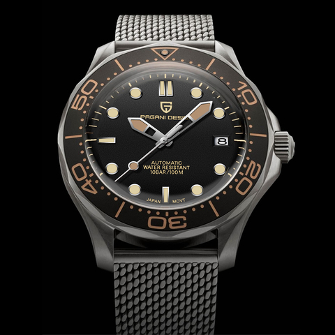 2022 New PAGANI DESIGN 007 Men's Watches Retro Mechanical watch for men Luxury automatic watch Men NH35 Round sapphire Clock man ► Photo 1/6