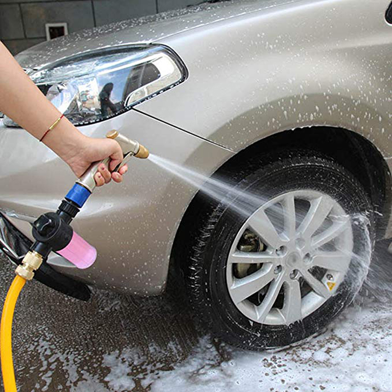 Water Gun Foam Pot Garden Hose Foam  Lance Clean Car Washing Foamer Car Wash 