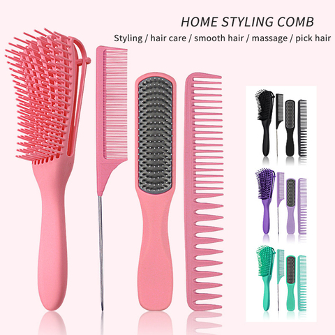 Professional hairdressing scalp massage hairbrush anti-tangling anti-static hair comb airbag comb, household daily combing tool ► Photo 1/6