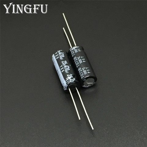 10pcs 470uF 25V YXG Series 8x20mm High Ripple Current Long Life 25V470uF Capacitor ► Photo 1/2