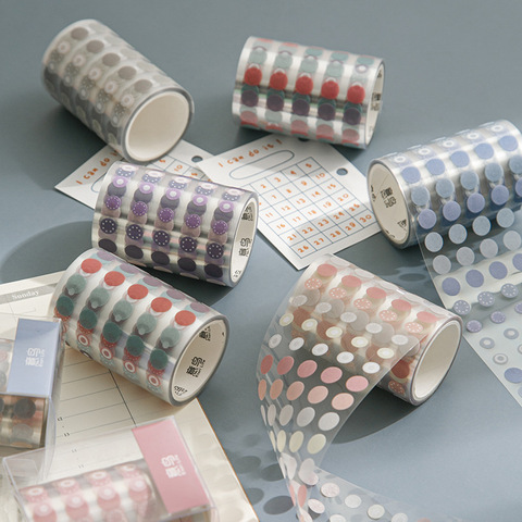 1pcs/1lot Decorative Adhesive Tapes ins simple basic dot Decorative Scrapbooking DIY Paper Japanese Stickers 3M ► Photo 1/5