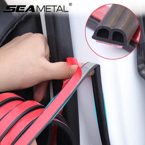 Car Door Rubber Seal Strips Interior B-Type Protector Sealing Strip Auto Door Trunk Cover Trim Automotive Goods Hood Trunk Seals ► Photo 1/6