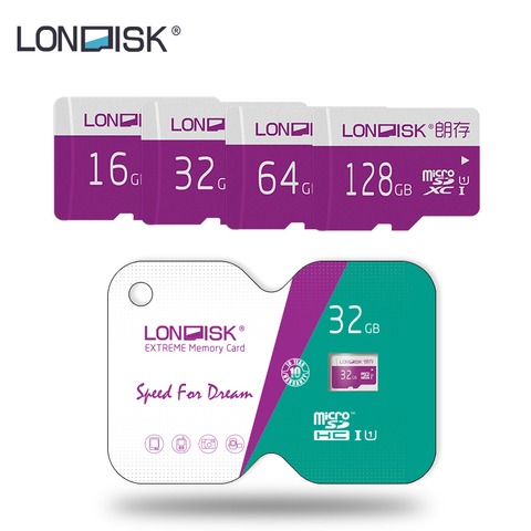 LONDISK High Performance microSD U1/U3 16GB/32GB/64GB TF card Memory Card (+Free SD Adapter) ► Photo 1/6